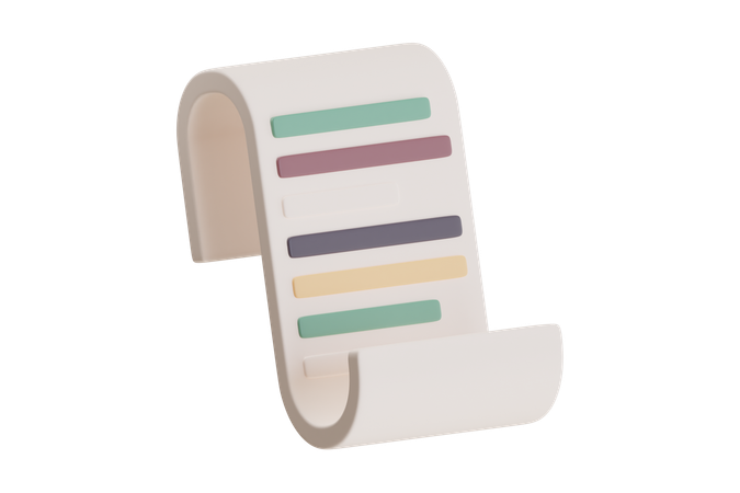 Minimalistischer Schreibtisch-Organizer  3D Icon