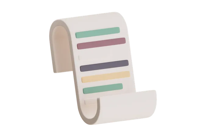 Minimalistischer Schreibtisch-Organizer  3D Icon