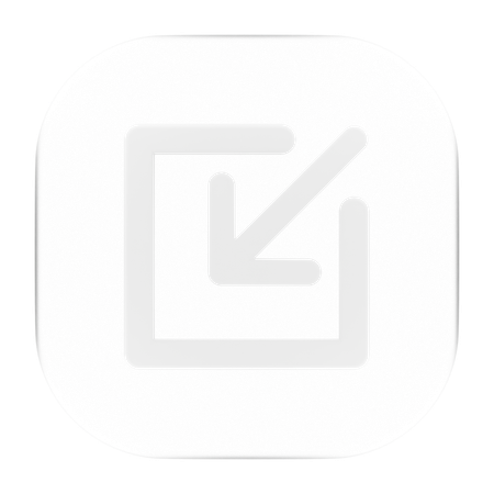 Minimieren  3D Icon