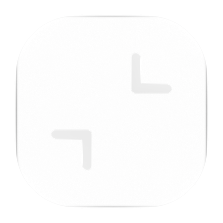 Minimieren  3D Icon