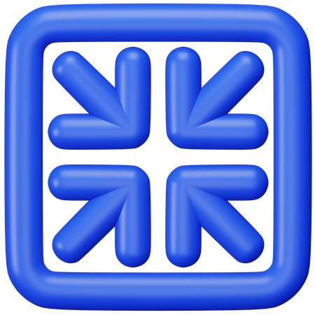 Minimieren  3D Icon