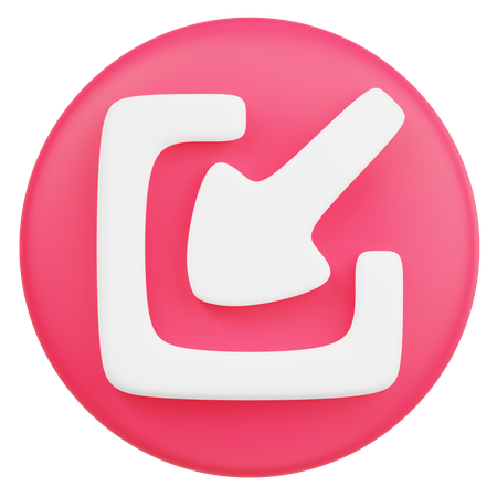 Minimiser  3D Icon