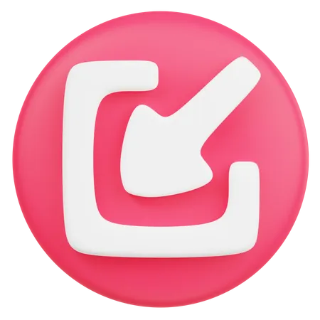 Minimiser  3D Icon