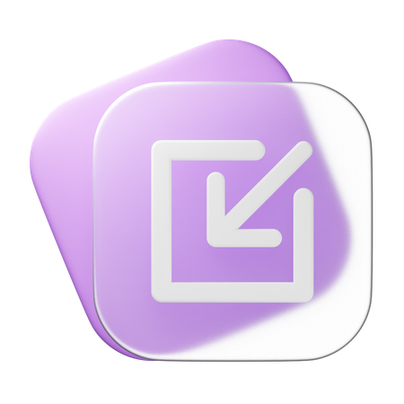 Minimiser  3D Icon