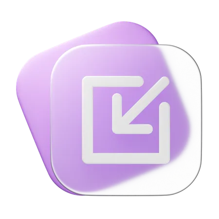 Minimiser  3D Icon