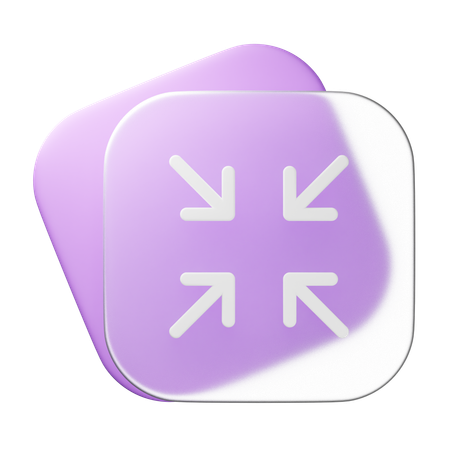 Minimiser  3D Icon