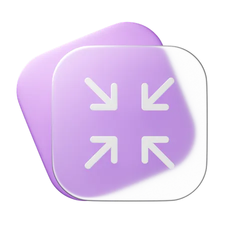 Minimiser  3D Icon