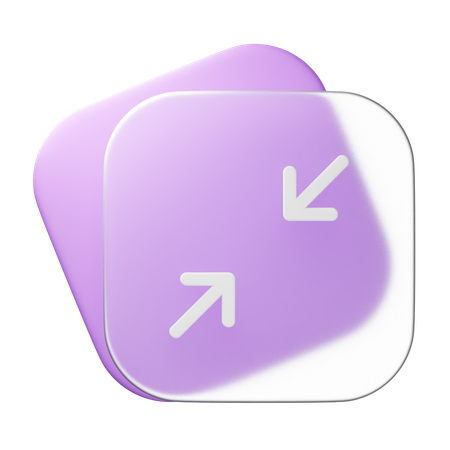 Minimiser  3D Icon