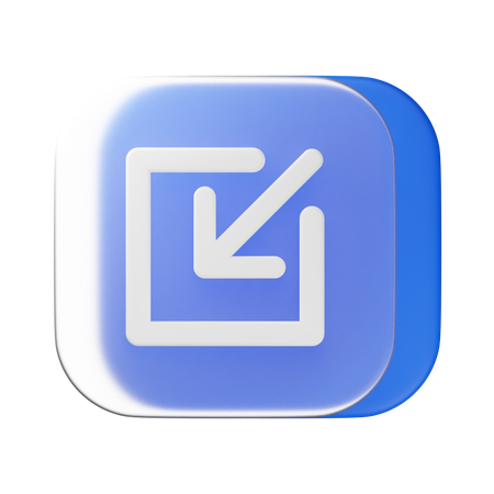 Minimiser  3D Icon