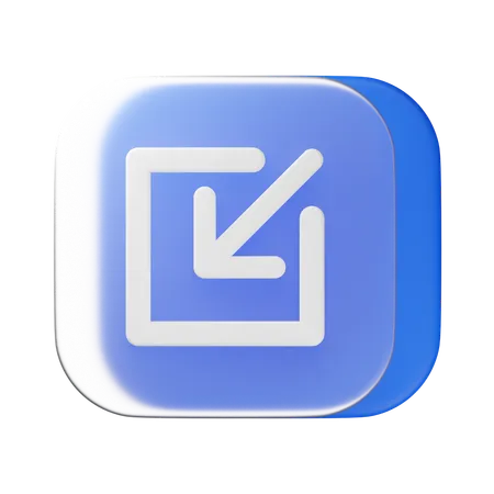 Minimiser  3D Icon