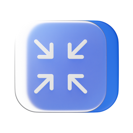 Minimiser  3D Icon