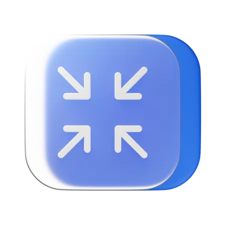 Minimiser  3D Icon