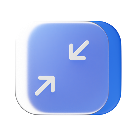 Minimiser  3D Icon