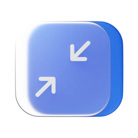 Minimiser  3D Icon