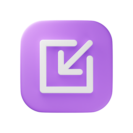 Minimiser  3D Icon