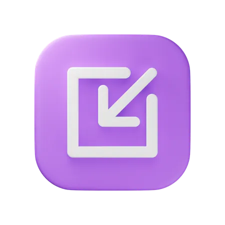 Minimiser  3D Icon