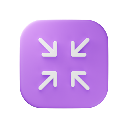 Minimiser  3D Icon