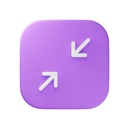 Minimiser  3D Icon