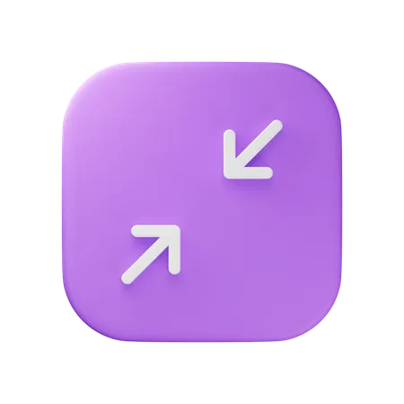 Minimiser  3D Icon