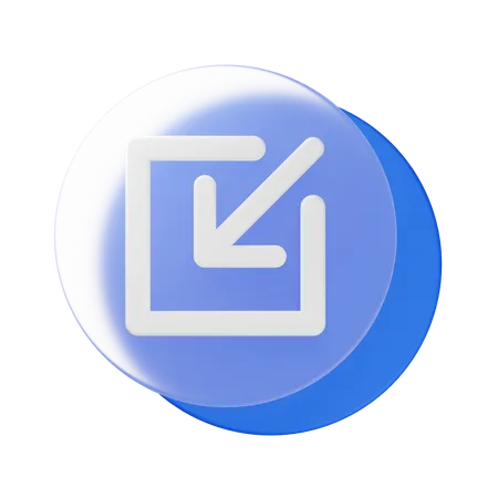 Minimiser  3D Icon