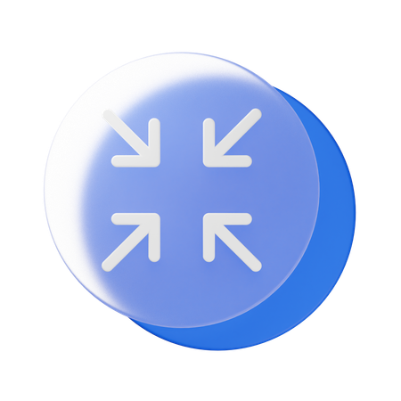 Minimiser  3D Icon