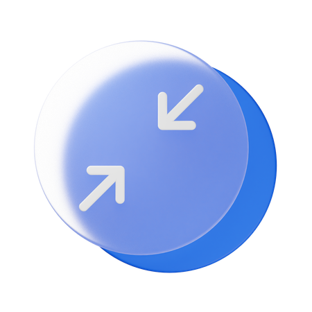 Minimiser  3D Icon