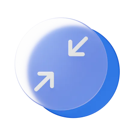 Minimiser  3D Icon