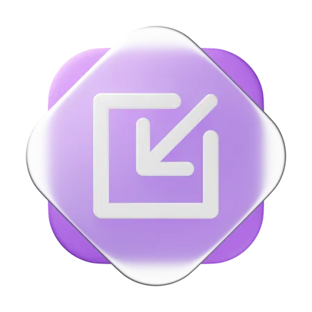 Minimiser  3D Icon