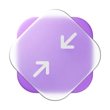 Minimiser  3D Icon