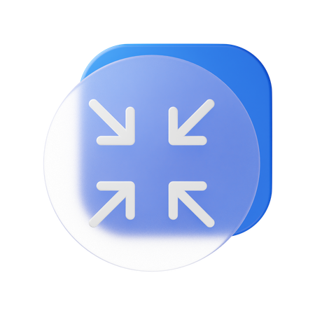 Minimiser  3D Icon