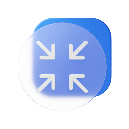 Minimiser  3D Icon