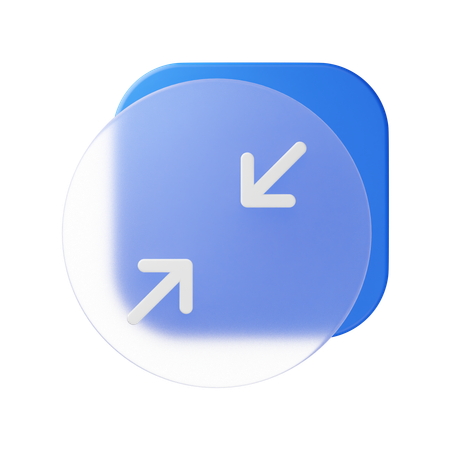 Minimiser  3D Icon