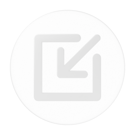 Minimiser  3D Icon