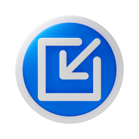 Minimiser  3D Icon