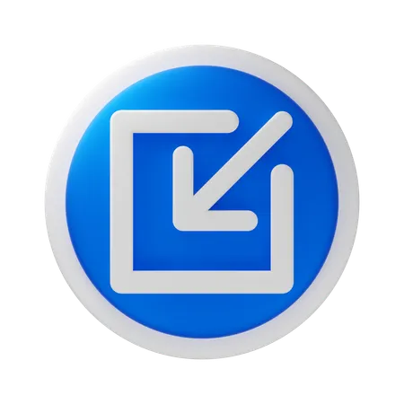Minimiser  3D Icon