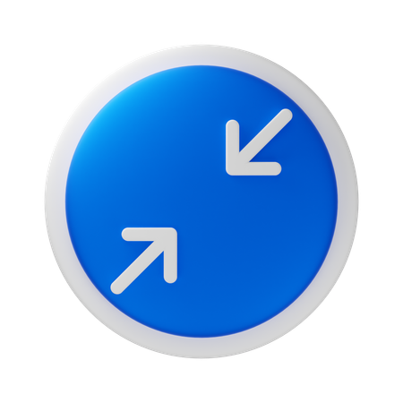 Minimiser  3D Icon