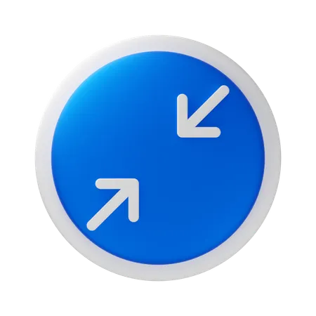 Minimiser  3D Icon