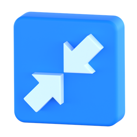 Minimiser  3D Icon