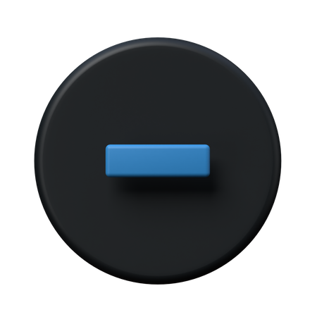 Minimiser  3D Icon