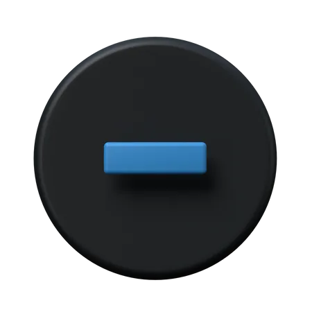 Minimiser  3D Icon