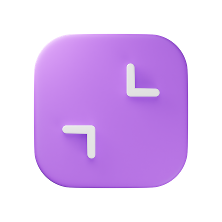 최소화하다  3D Icon