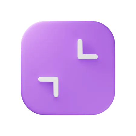 최소화하다  3D Icon