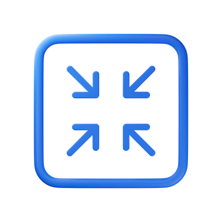 Minimize  3D Icon