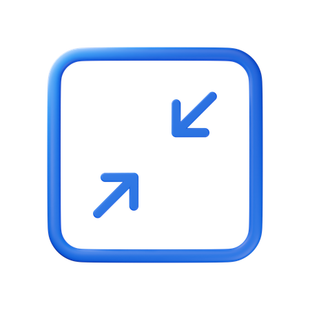 Minimize  3D Icon