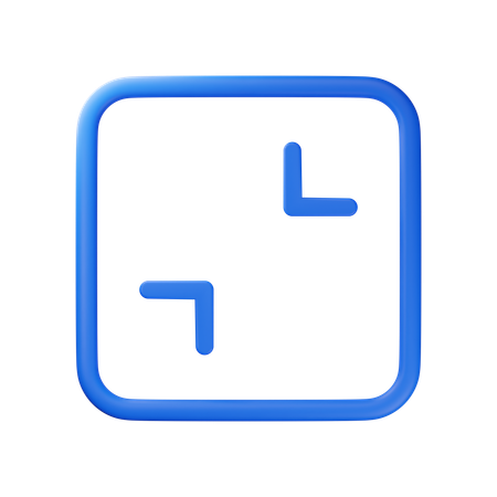 Minimize  3D Icon