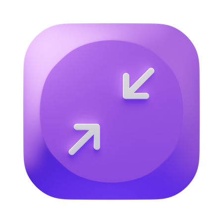 Minimize  3D Icon