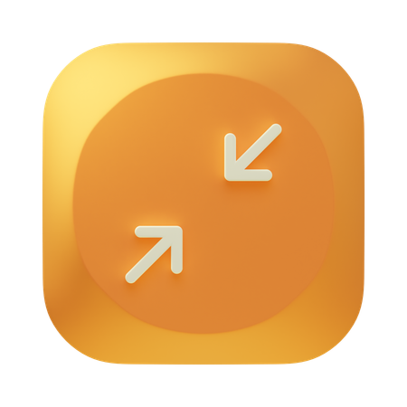 Minimize  3D Icon