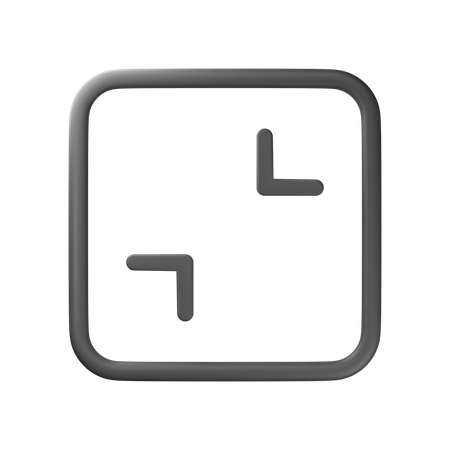 Minimize  3D Icon