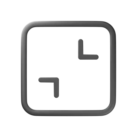 Minimize  3D Icon