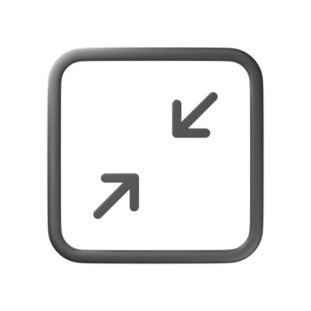 Minimize  3D Icon